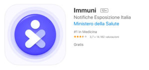 Scaricare la app Immuni per dispositivi Apple IOS