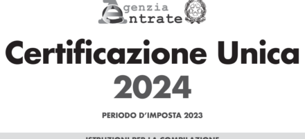 CU 2024 istruzioni per la compilazione