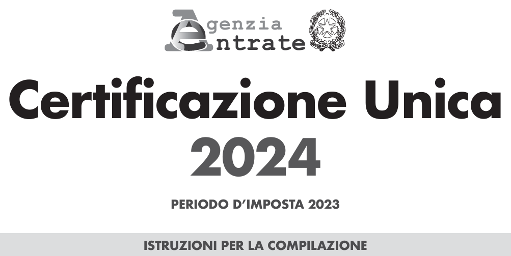 CU 2024 istruzioni per la compilazione