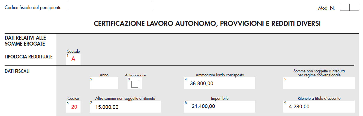 Sportivo dilettantistico con fatturato superiore ai 15.000,00 € con anticipazioni - no forfettario