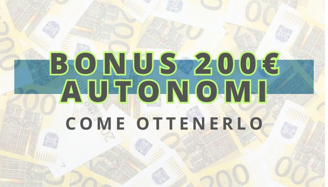 BANNER BONUS 200 EURO AUTONOMI