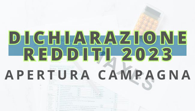 Banner dichiarazione redditi 2023
