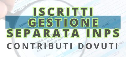 Banner Iscritti sezione separata INPS