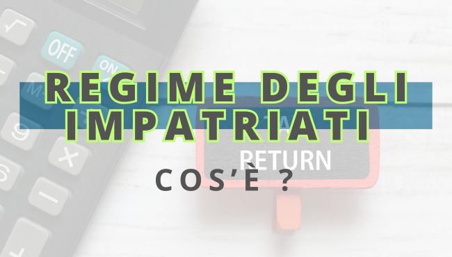 Banner Regime degli Impatriati