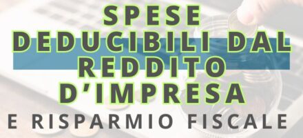 BANNER SPESE DEDUCIBILI DAL REDDITO D'IMPRESA