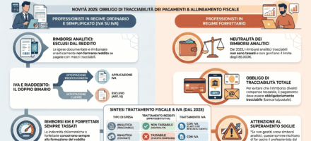 Infografica che illustra il rimborso spese dei professionisti committenti