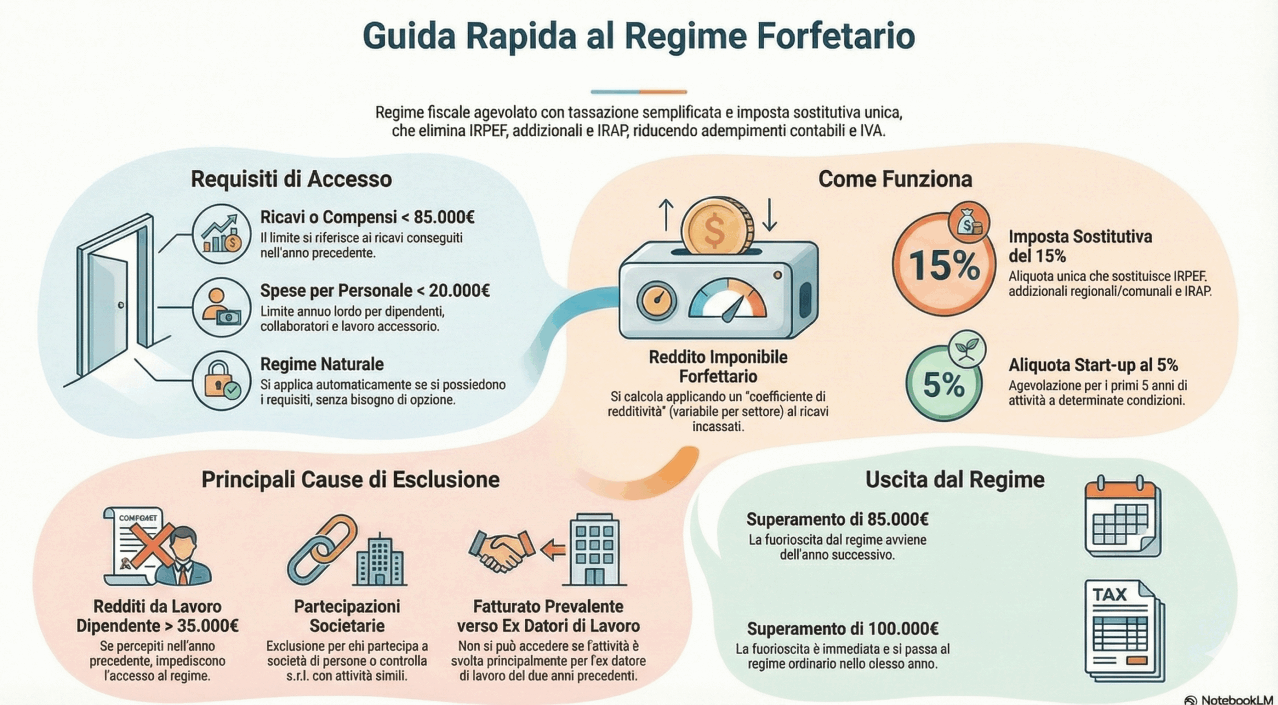 Regime forfettario: requisiti e novità
