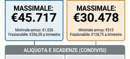 massimali enasarco anno 2026 - studio piazza